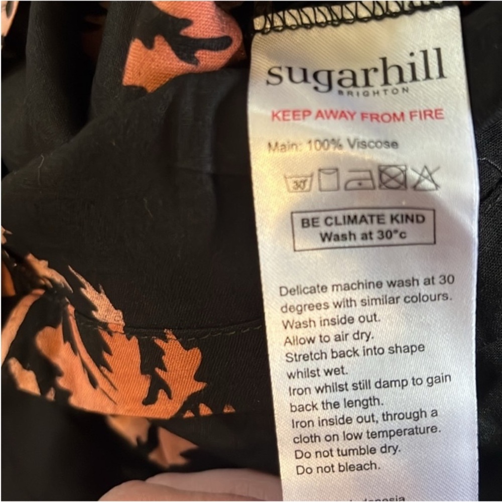 NWT Modcloth x Sugarhill Feeling the Breeze Black Palm Jumpsuit - Picture 13 of 14